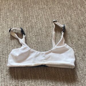 Audi bagus white bikini top